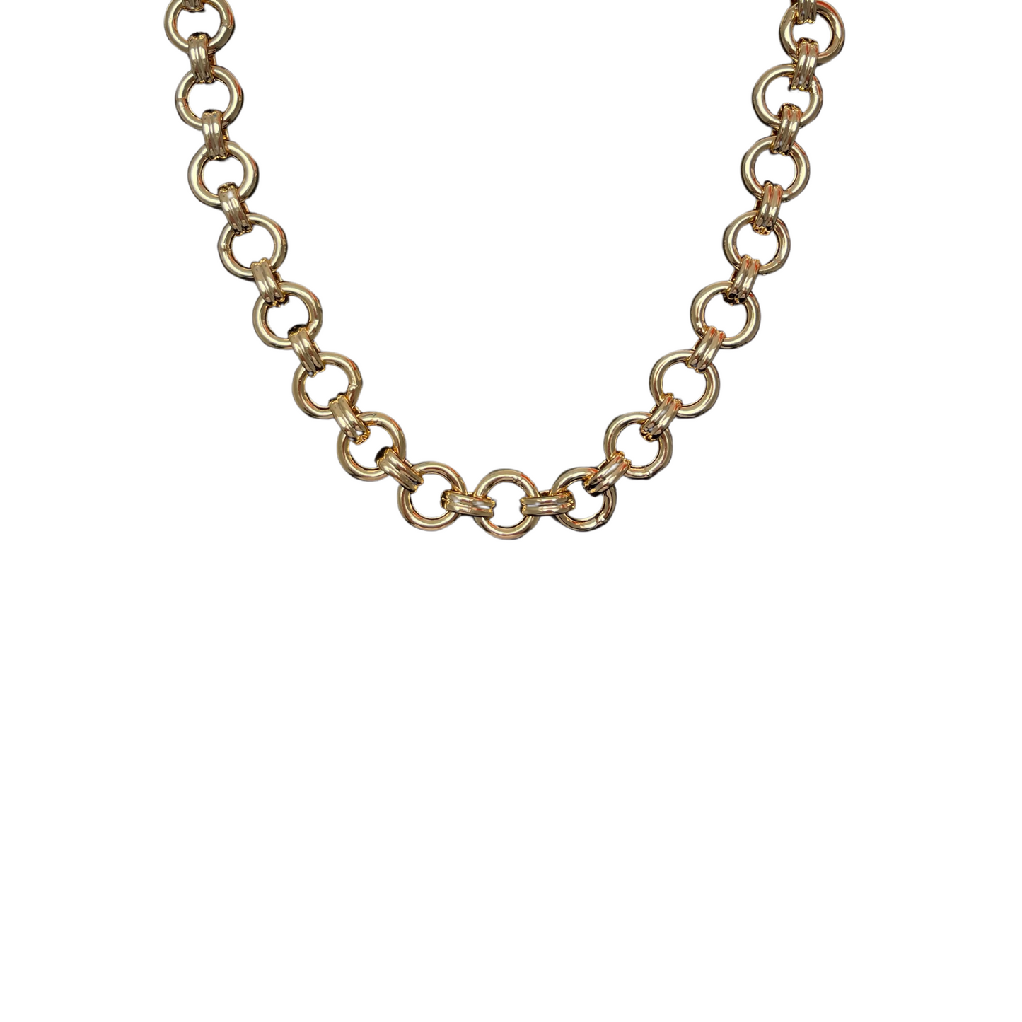 Chunky Round Link Necklace