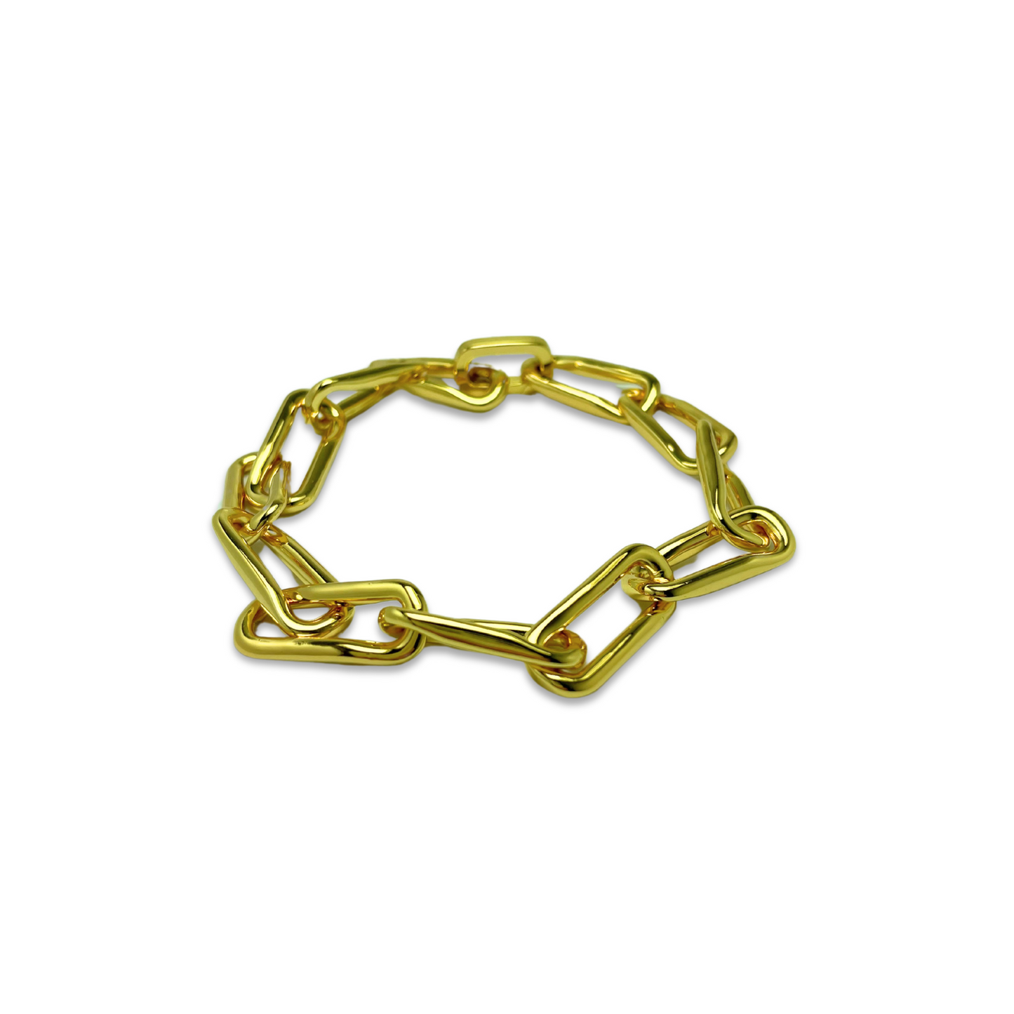 GoldLunar 18k Gold Plated Chunky Bracelet